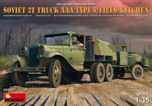Model MiniArt 35257 Soviet 2t Truck AAA w/field kitchen