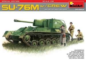 SU-76M with Crew in scale 1-35 - Special Edition