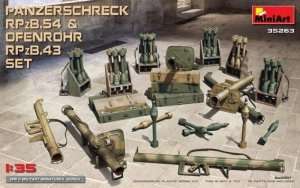 Panzerschreck RPzB 54 and Ofenrohr RPzB 43 set in scale 1-35