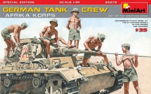 German Tank Crew Afrika Korps model MiniArt 35278 in 1-35