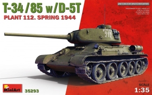 T-34/85 w/D-5T Plant 112. Spring 1944 model MiniArt 35293 in 1-35