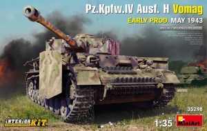 Pz.Kpfw.IV Ausf.H Vomag Early 1943 Interior model MiniArt 35298