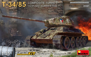 T-34/85 Composite turret 112 Plant model MiniArt 35301 in 1-35 Interior Kit