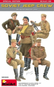 Soviet Jeep Crew model MiniArt 35313 in 1-35