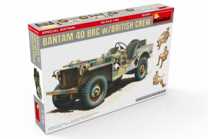 Bantam 40 BRC with British Crew model MiniArt 35324 in 1-35
