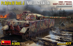 MiniArt 35339 Pz.Kpfw.IV Ausf. J Nibelungenwerk Mid Prod Sep-Nov 1944 scale 1/35 
