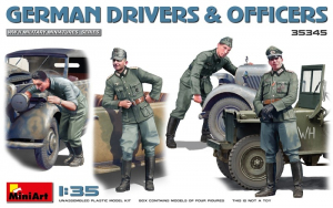 MiniArt 35345 Figurki niemieccy kierowcy i oficerowie skala 1-35