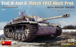 MiniArt 35367 StuG III Ausf. G March 1943 Alkett Prod. With Winter Tracks scale 1/35 