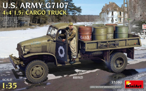 US Army G7107 4x4 1.5t Cargo Truck model MiniArt 35380 in 1-35