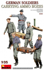 MiniArt 35384 German Soldiers Carrying Ammo Boxes scale 1/35 