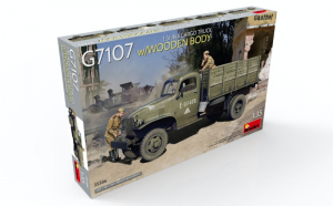 G7107 1.5t 4x4 Military Truck with Wooden Body MiniArt 35386 in 1-35