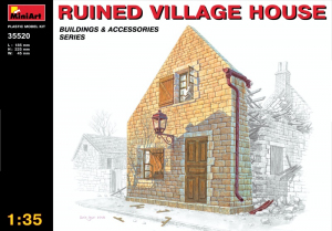 Ruined Village House MiniArt 35520 in 1-35