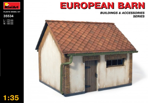 European Barn model MiniArt 35534 in 1-35