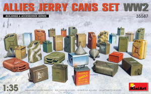 Allies Jerry Cans Set WWII MiniArt 35587 in 1-35