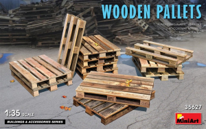 Wooden Pallets model MiniArt 35627 in 1-35
