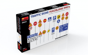Teraffic Signs Yugoslavia 1990s MiniArt 35643 in 1-35