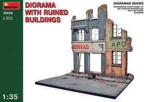 MiniArt 36036 Diorama w/Ruined Buildings