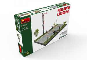 Railroad Crossing model MiniArt 36059 in 1-35