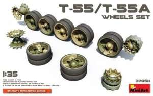 T-55 / T-55A Wheels Set - in scale 1-35