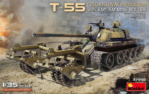 MiniArt 37092 T-55 Czechoslovak Production w/KMT-5M 1/35 