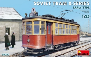 Soviet Tram X-series Early Type MiniArt 38020 in 1-35