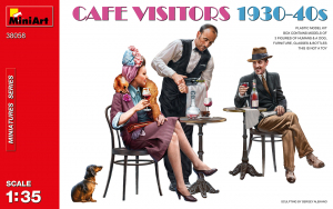 MiniArt 38058 Cafe Visitors 1930-40s figurki 1:35 