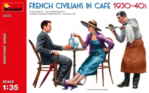 MiniArt 38062 French Civilians in cafe 1930-40's 1/35 
