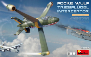 Focke Wulf Triebflugel Interceptor model MiniArt 40002 in 1-35