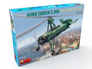 Avro Cierva C.30A Civilian Service model MiniArt 41006 in 1-35