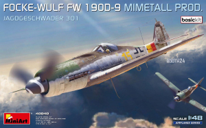 MiniArt 48040 Focke-Wulf Fw 190D-9 Mimetall Production Jagdgeschwader 301 - Basic Kit 1/48