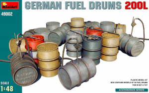 MiniArt 49002 German Fuel Drums 200L 1/48 