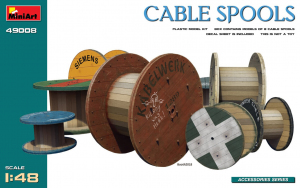 MiniArt 49008 Cable Spools Accessories Series 1/48 