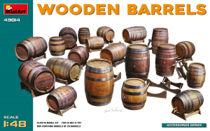 MiniArt 49014 Wooden Barrels 1/48