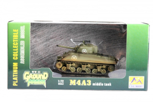 Die Cast M4A3 middle tank Easy Model 36254 in 1-72