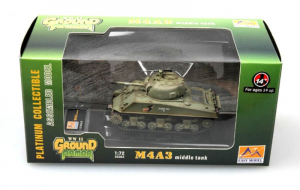 Die Cast M4A3 middle tank Easy Model 36256 in 1-72
