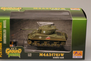 Die Cast M4A3(76)W middle tank Easy Model 36260 in 1-72