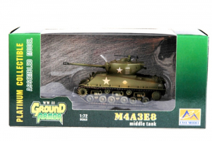 Die Cast M4A3E8 middle tank Easy Model 36257 in 1-72