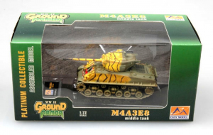 Die Cast M4A3E8 middle tank Easy Model 36258 in 1-72
