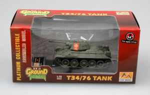 Die Cast Tank T-34/76 Russian Army Easy Model 36268 in 1-72