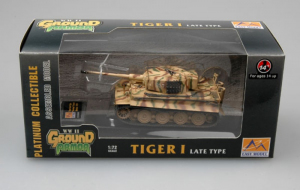 Die Cast Tiger I Late Type Easy Model 36218 in 1-72