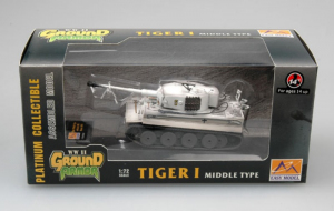 Die Cast Tiger I Middle Type Easy Model 36214 in 1-72