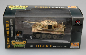 Die Cast Tiger I Middle Type Easy Model 36215 in 1-72