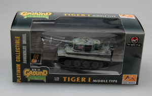 Die Cast Tiger I Middle Type Easy Model 36216 in 1-72