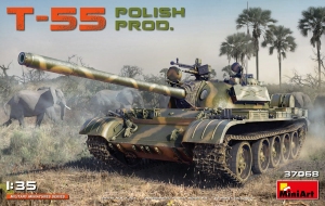 Model MiniArt 37068 tank T-55 Polish Production