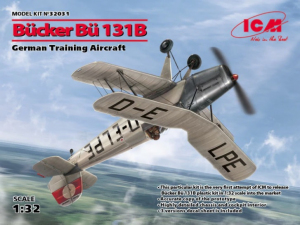 Model ICM 32031 Bücker Bu-131B German Training Aircraft