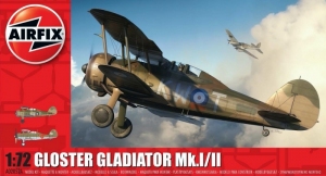 Gloster Gladiator Mk.I/II model Airfix A02052A scale 1-72