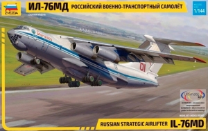 Model samolotu transportowego Ilyushin IL-76MD Zvezda 7011