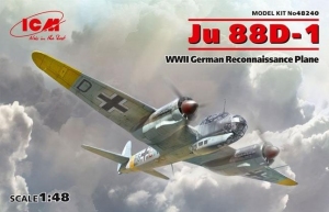 Model ICM 48240 Ju 88D-1 WWII German Reconnaissance Plane