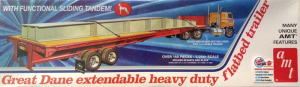 Model AMT 1111 Great Dane Extendable Flat Bed Trailer 1:25