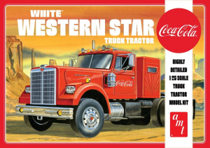 Model AMT 1160 White Western Star Semi Tractor Coca-Cola